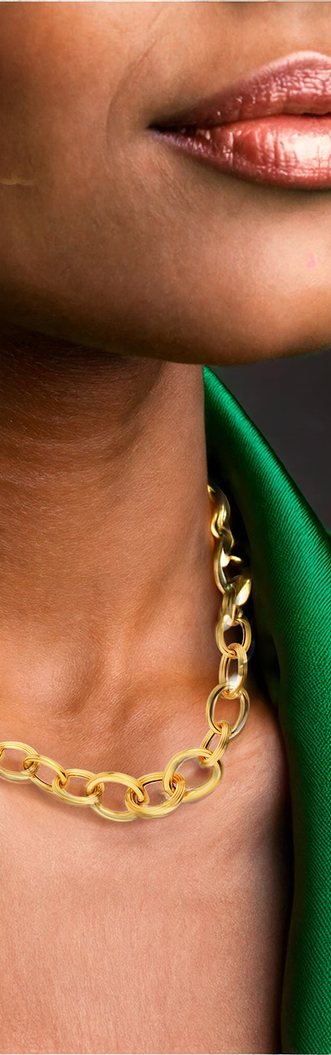 Bracelet Or750 Chaîne Nœud Forçat Antillais Grain D'or 19cm